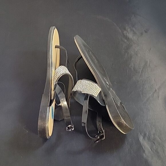 BRAND NEW WOMEN'S RHINESTONE STRAP EMBELLISHMENTS SANDAL - Picture 12 of 13